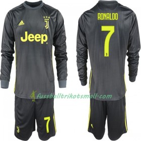 Fußballtrikots Juventus Turin Ronaldo 7 Kinder 2018-2019 Langarm Ausweichtrikot kaufen